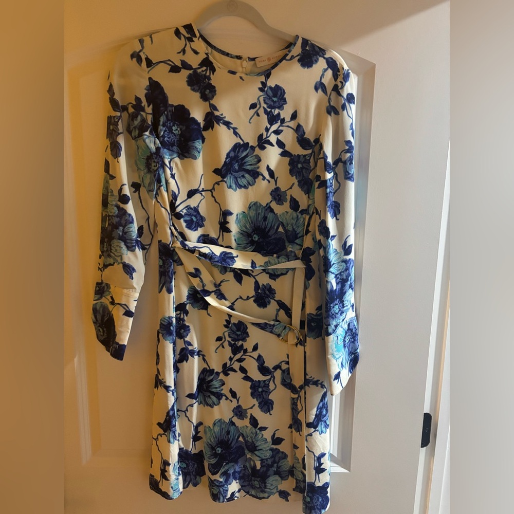 Floral Tory Burch Dress with Belt